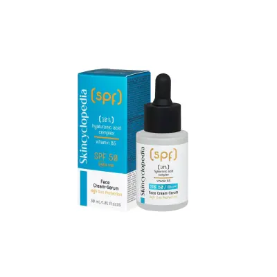 Skincyclopedia SPF 50 krema- serum sa hijaluronskom kiselinom 30 ml